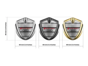 Audi Fender Abzeichen Sportlicher Stil Hochwertig Emblem